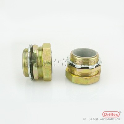 一洋五金鐵鍍鋅金屬軟管直接頭端接式軟管連接器G3/8“-4”